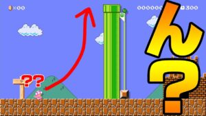 隠しブロックはありません。どうする？【マリオメーカー2】