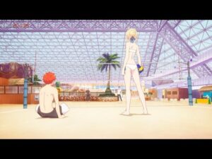 Fate – Partido Voley | Saber & Shirou VS Archer & Lancer