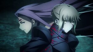 Fate Stay Night Heaven’s Feel 3 Shirou and Rider Vs Saber alter(60fps)Part 2