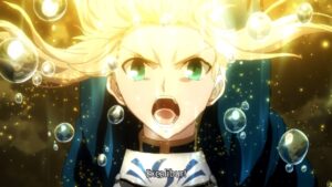 Fate/Zero – Saber kills Caster (Excalibur scene) [1080p] ENG SUBS