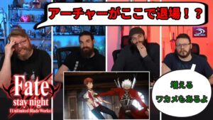 【海外の反応】Fate UBW 21話 アーチャーの退場と増えるワカメ。【日本語翻訳】