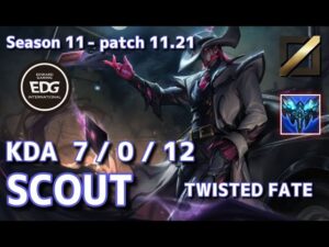 【EUWサーバー/GM】EDG Scout ツイステッドフェイト(Twisted Fate) VS サイラス(Sylas) MID – Patch11.21 EUW Ranked【LoL】