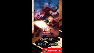 Brave Shine – Aimer Fate/Stay Night: Unlimited Blade Works Piano Tutorial フェイト／ステイナイト エメ #shorts