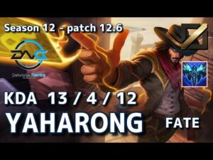 【KRサーバー/M1】DFM Yaharong ツイステッドフェイト(Twisted Fate) VS ゼド(Zed) MID – Patch12.6 KR Ranked【LoL】