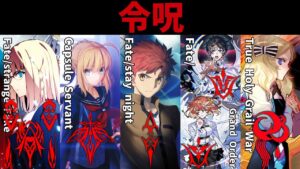 【ゆっくり型月解説】Fateシリーズの令呪と使用例についてゆっくり解説