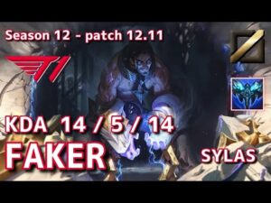 【KRサーバー/C1】T1 Faker サイラス(Sylas) VS ツイステッドフェイト(Twisted Fate) MID – Patch12.11 KR Ranked【LoL】