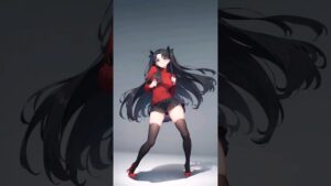 Rin Tohsaka 遠坂 凛 – Fate フェイト – One More Last Time – Henry Young & Ashley Alisha AI dance cover