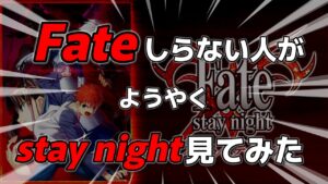 【Fate】Fate知らなかった人が遂にstay nightに手を出す…！？　#Fate　#考察　#フェイト　#fgo　#FGO考察　＃型月